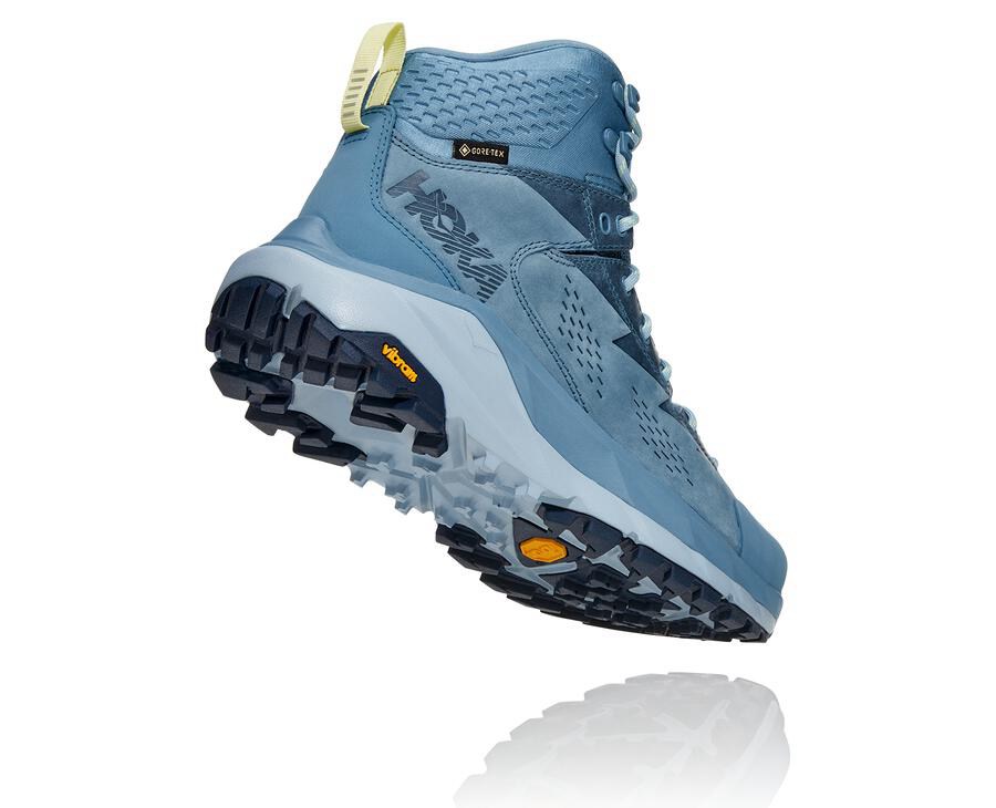 Hoka One One Hiking Boots Womens Blue - Kaha GORE-TEX - 46802ENHK